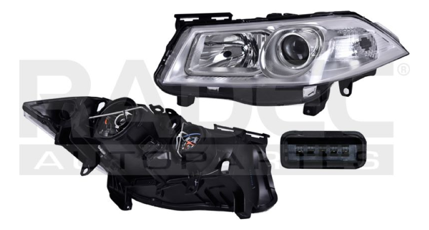 Faro Renault Megane Ii 07-10 Electrico S/motor S/foco