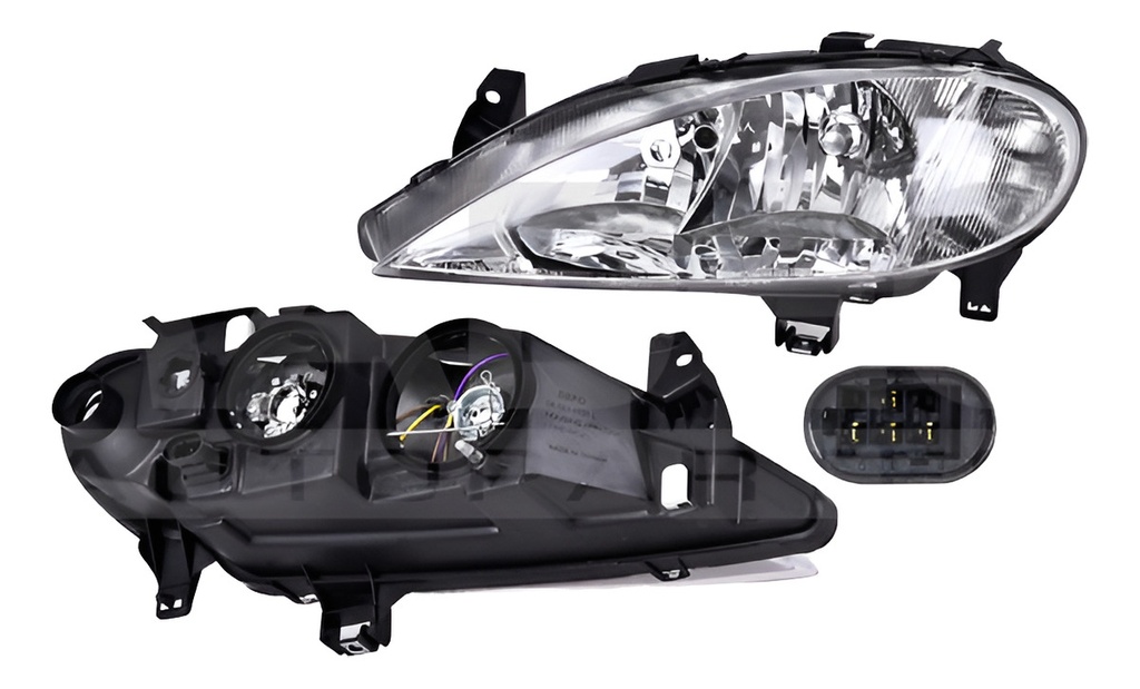 Faro Renault Megane 2001 2002 2003 2004 Depo
