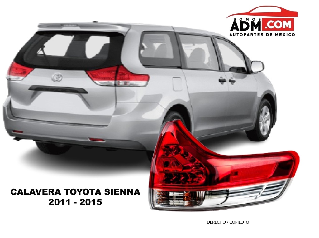 CALAVERA EXTERIOR TY SIENNA 11-15 LE/XLE