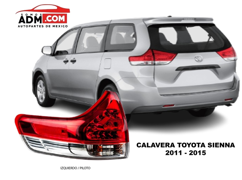 CALAVERA EXTERIOR TY SIENNA 11-15 LE/XLE