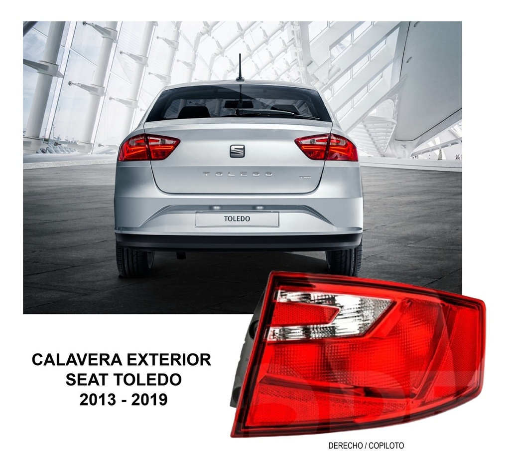 Calavera Exterior Seat Toledo 13-19 Depo S/foco