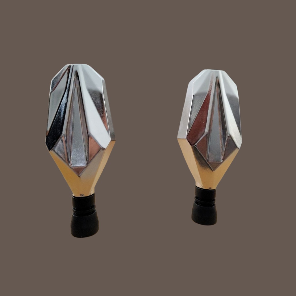 Direccional Plata Moto Universal Led 2 Piezas