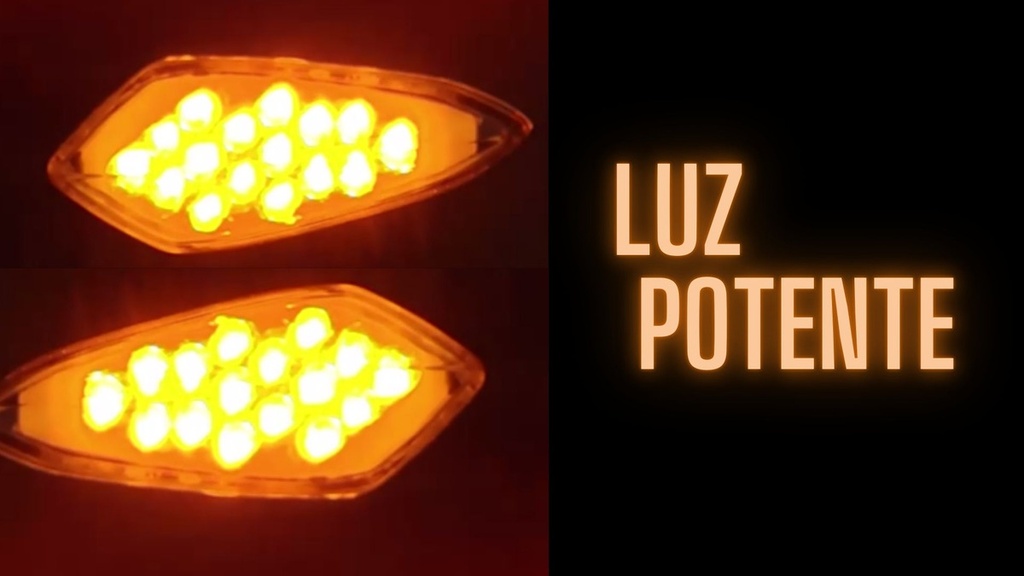 Direccional Led Moto Universal 2 Piezas