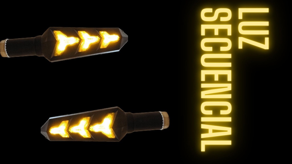 Direccional Leds Universal Running Moto Universal 2 Piezas