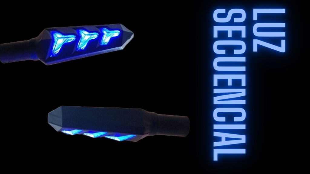 Direccional Leds Universal Running Moto Universal 2 Piezas