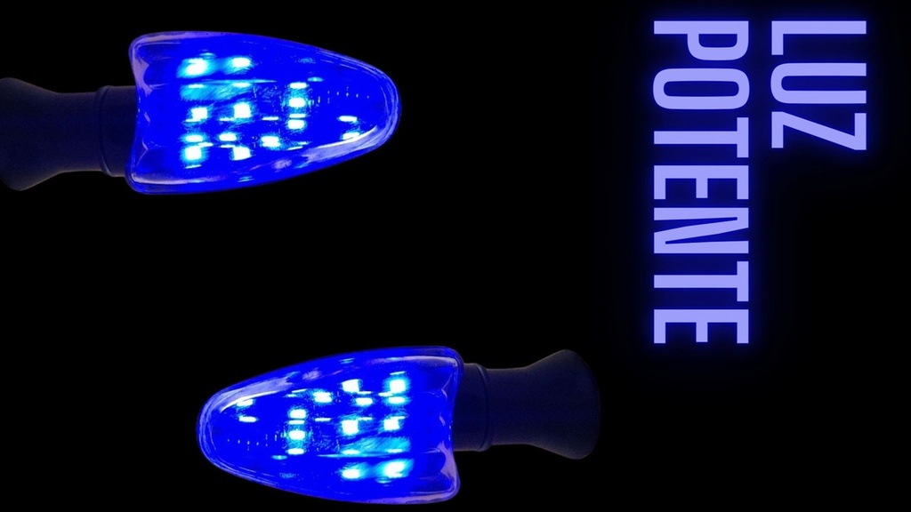 Direccional Leds Universal Running Moto Universal 2 Piezas