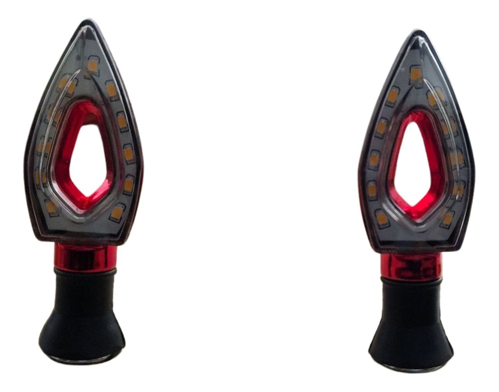 Direccional Serpiente Led Moto Universal 2 Piezas