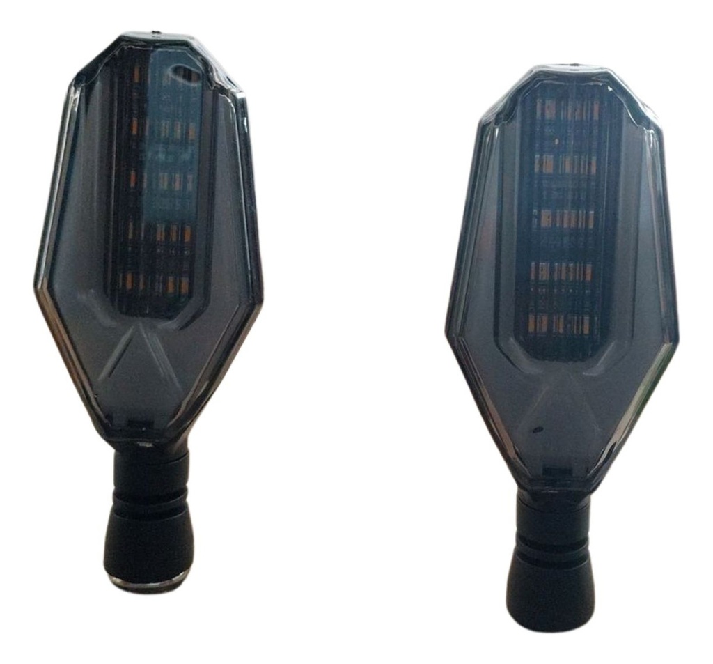 Direccional Premium Led Alta Intensidad Moto Univ 2 Piezas