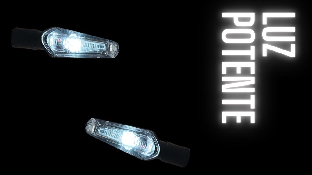 Direccional Leds Alta Tensidad Moto Universal 2 Piezas