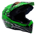 Casco Cross Iron Racing K22 Verde