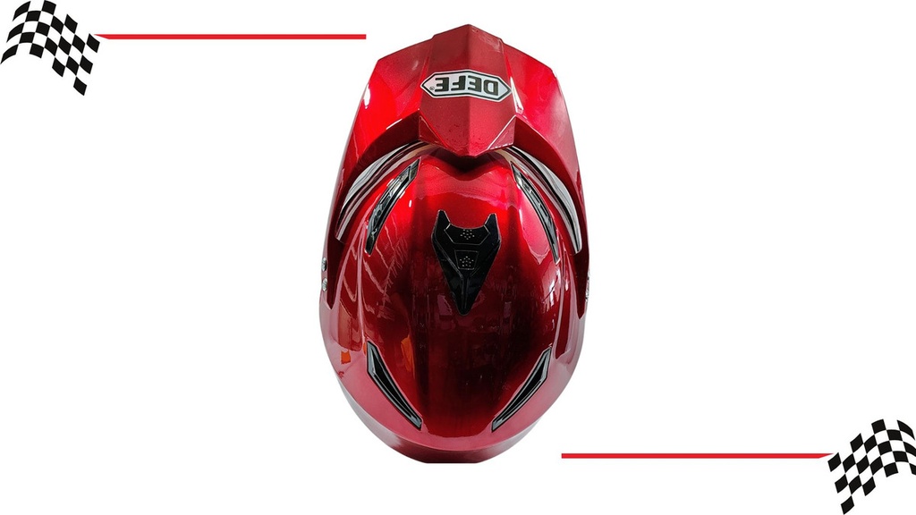 Casco Cross Cerrado  Doble Mica Dot