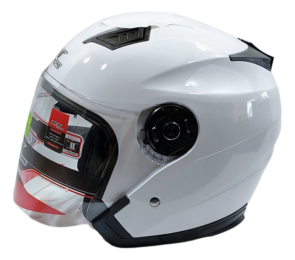 Casco Doble Mica Iron Racing Dot  Ir-516