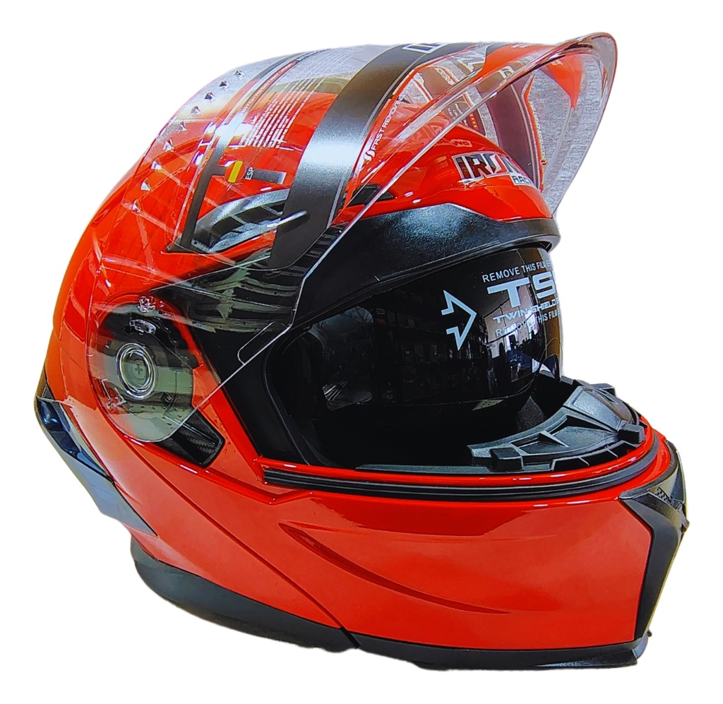 Casco Abatible Luchador Iron Racing