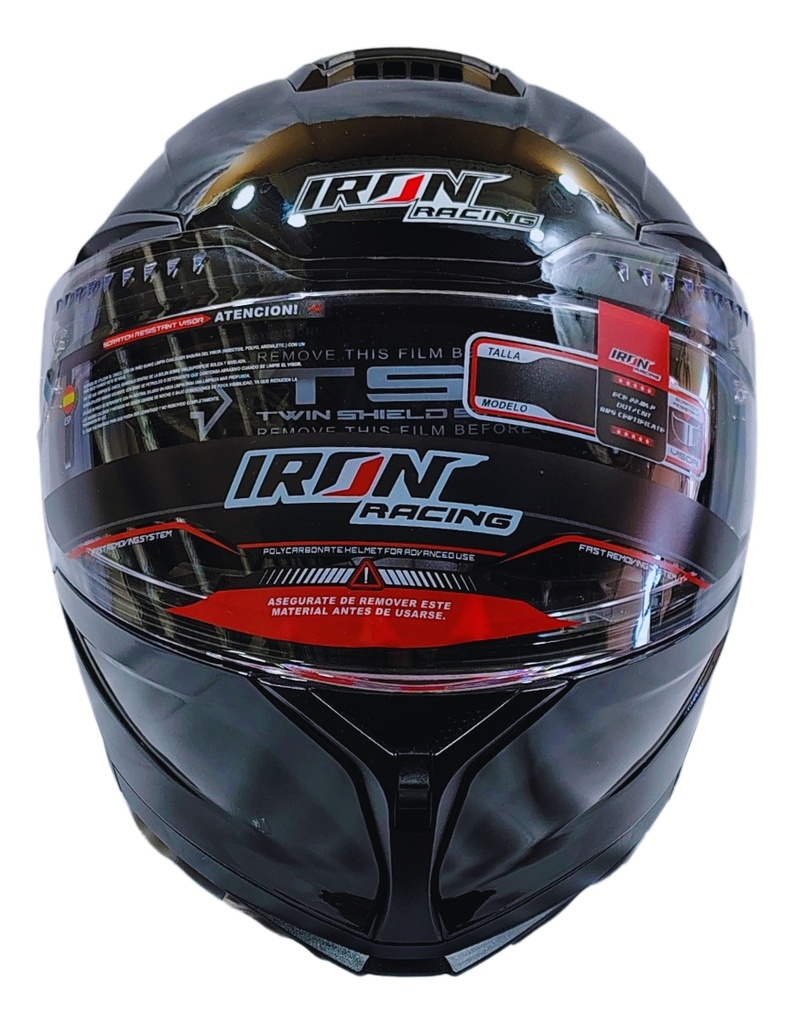 Casco Abatible Luchador Iron Racing