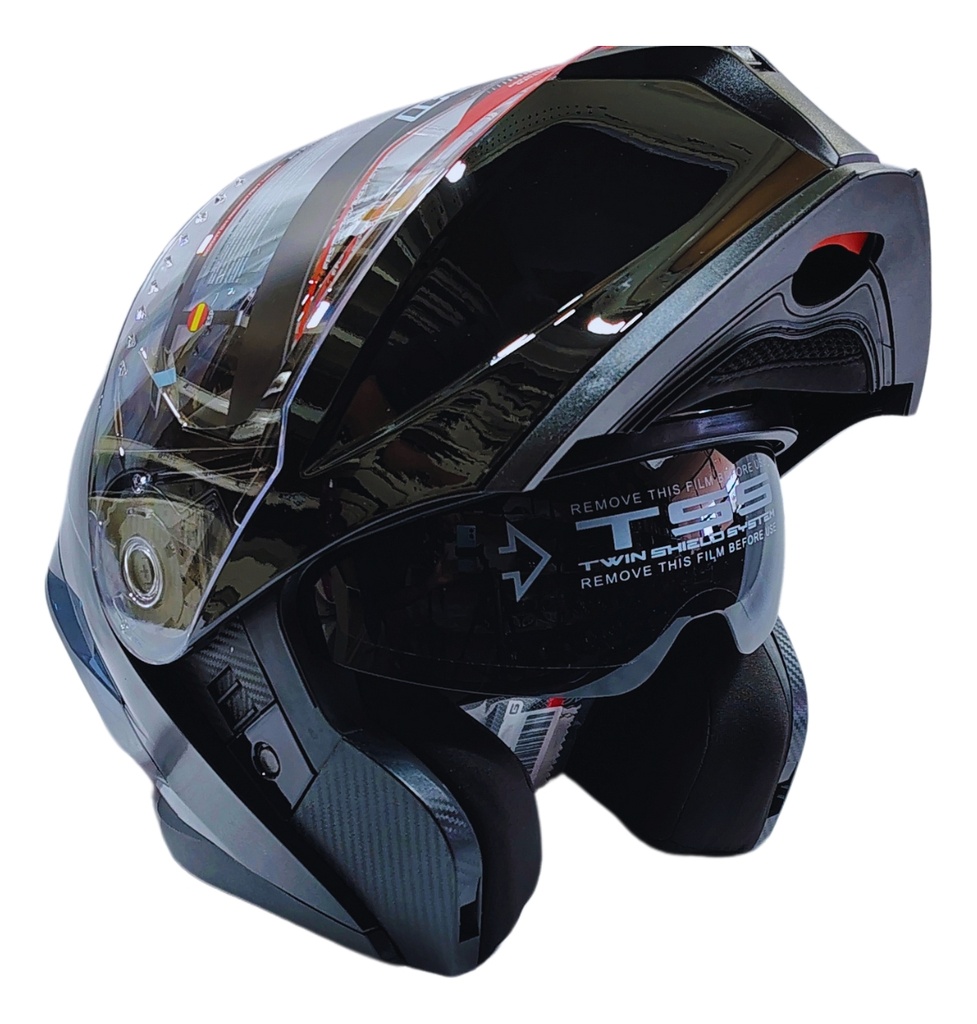 Casco Abatible Luchador Iron Racing