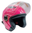 Casco Para Moto Generico Abierto Con Visera