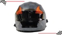 Casco Moto 1/2 Cachucha Negro Brilloso