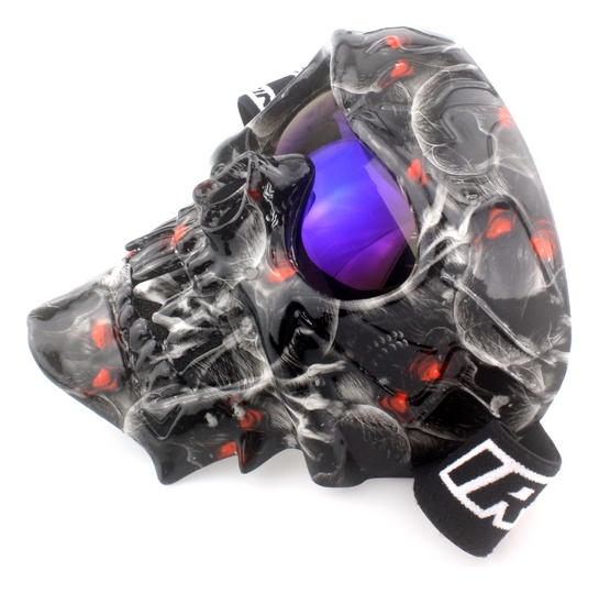 GOOGLES P/MOTO DIABLO FULL IR-850/141 LENTE AZUL