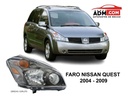 Faro Nissan Quest 2004 2005 2006 2007 2008 2009 Depo