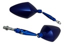 Espejo Retrovisor Moto Iron Racing Ir0200 Metálico Par