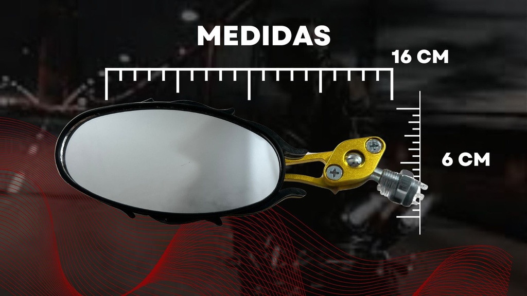 Espejo Retrovisor Moto Soko Flamas