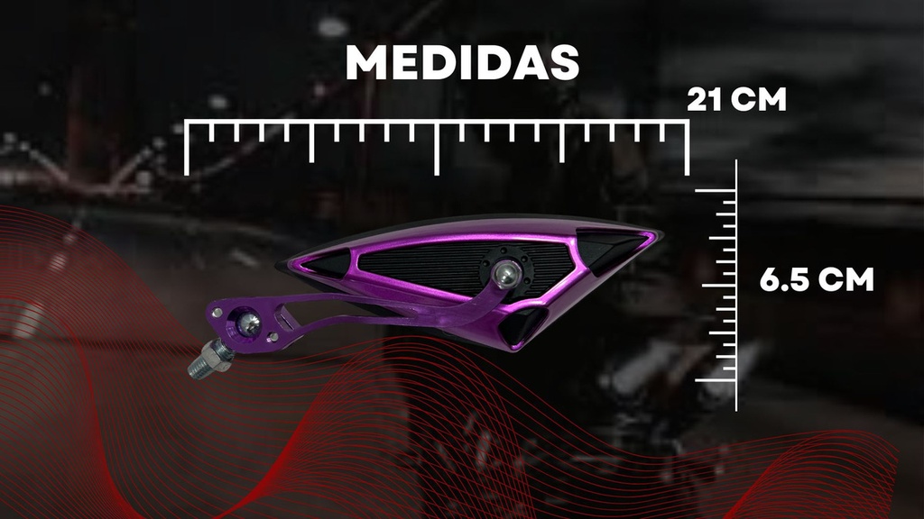 Espejo Moto Retrovisor Iron Racing Triangulo