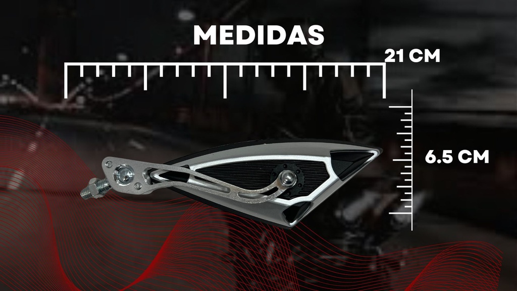 Espejo Moto Retrovisor Iron Racing Triangulo
