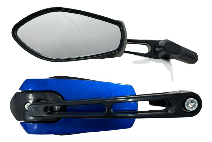 Espejo Retrovisor Moto Universal Con Kit Tornillos Ajustable