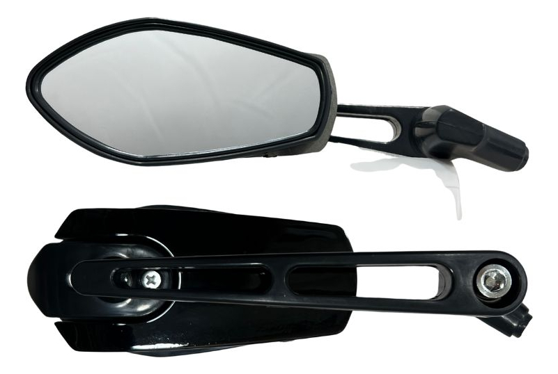 Espejo Retrovisor Moto Universal Con Kit Tornillos Ajustable