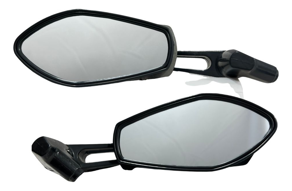 Espejo Retrovisor Moto Universal Con Kit Tornillos Ajustable