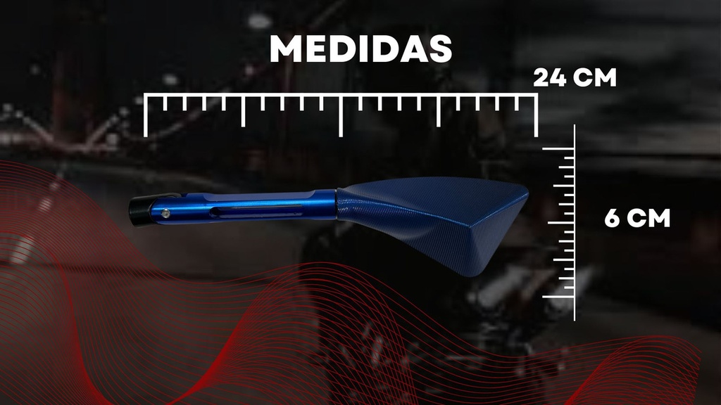 Espejo Retrovisor Moto Iron Racing Roma