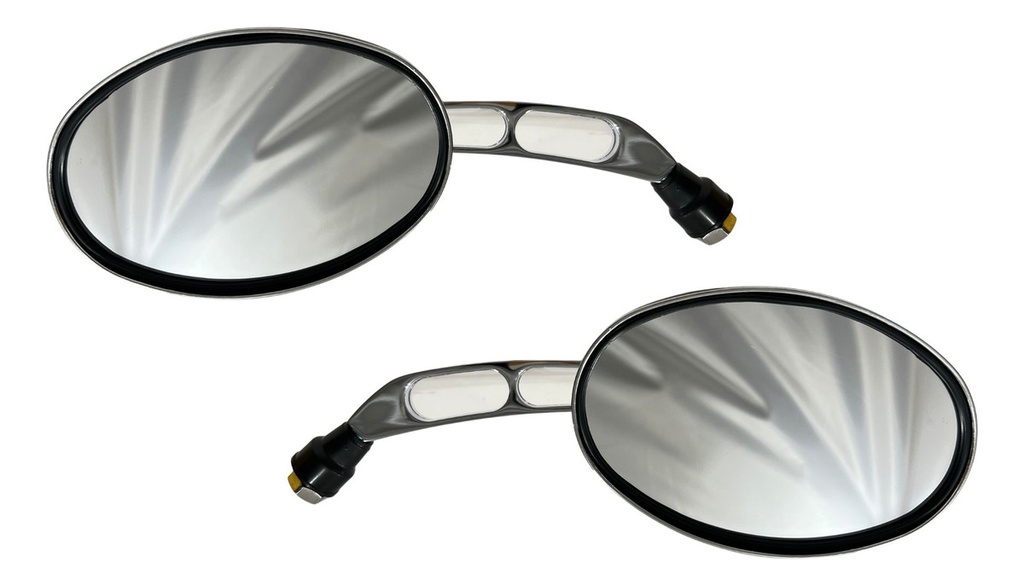 Espejo Moto Retrovisor Choper Vento Revelian Cromado 1 Par