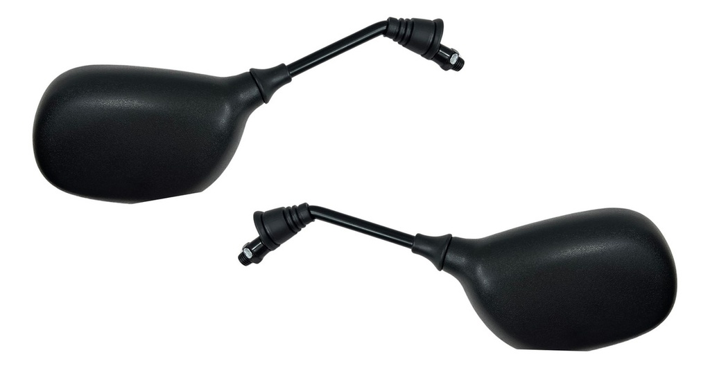 Espejo Retrovisor Moto Negro 10mm Ybr125 Express Red