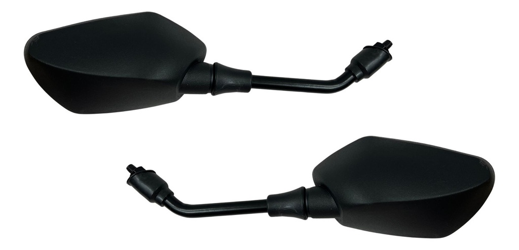 Espejo Retrovisor Moto Italika Trn150, Trn175, M Negro 1 Par