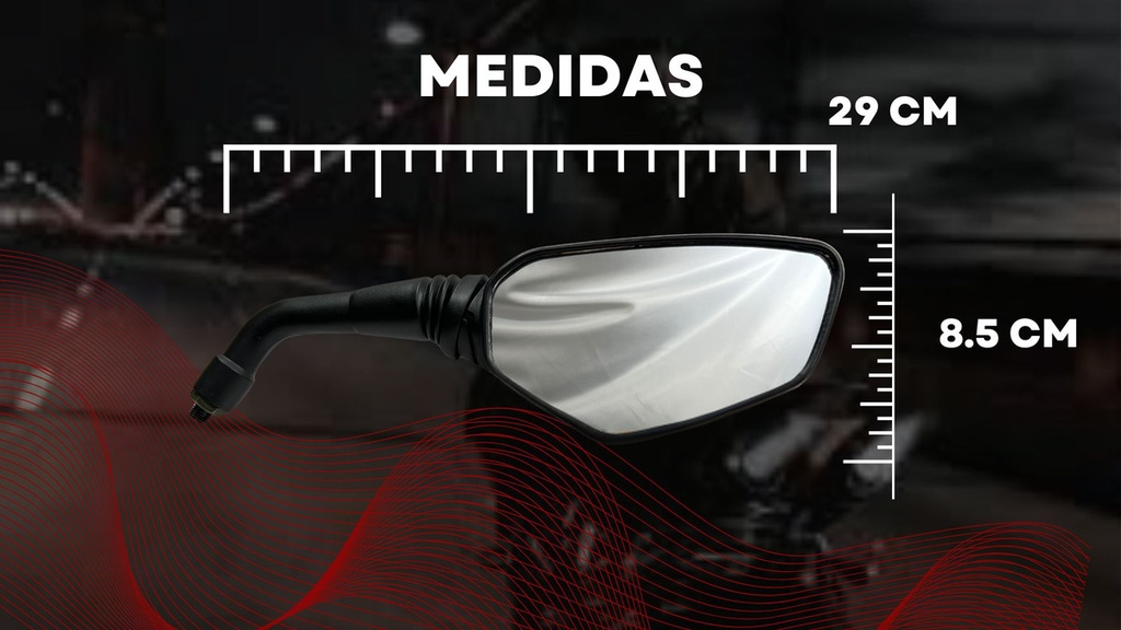 Espejo 1 Juego Bajaj Pulsar 200 Ns Ajustable