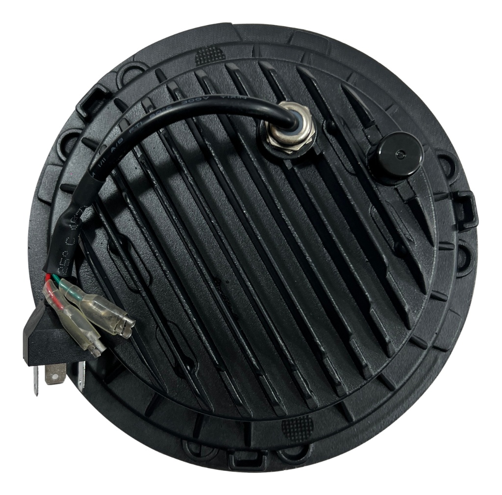 Par Faro Delantero 7  Redondo Led Ojo Angel Lupa 6500*2