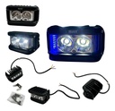 Faro Auxiliar Moto Hyperled Con Alarma Y Luz 20w 4200lm