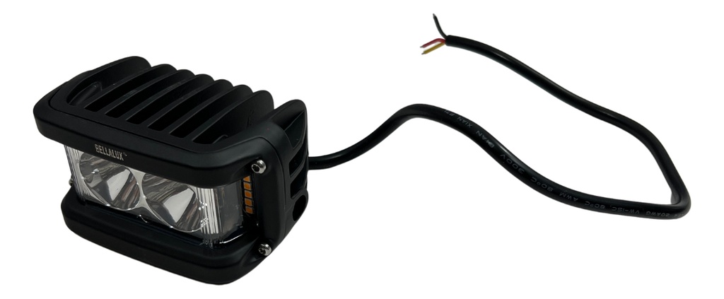 Faro Auxiliar Moto Hyperled Con Alarma Y Luz 20w 4200lm