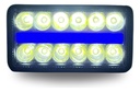 Faro Auxiliar Hyper 12led Ojo Angel Azul 36w 400lm