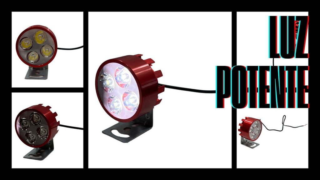 Faro Led Moto Redondo 4/3w 5.5cm 1 Pieza