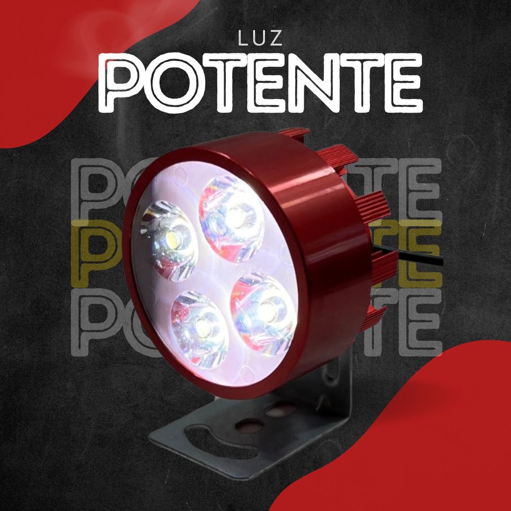 Faro Led Moto Redondo 4/3w 5.5cm 1 Pieza
