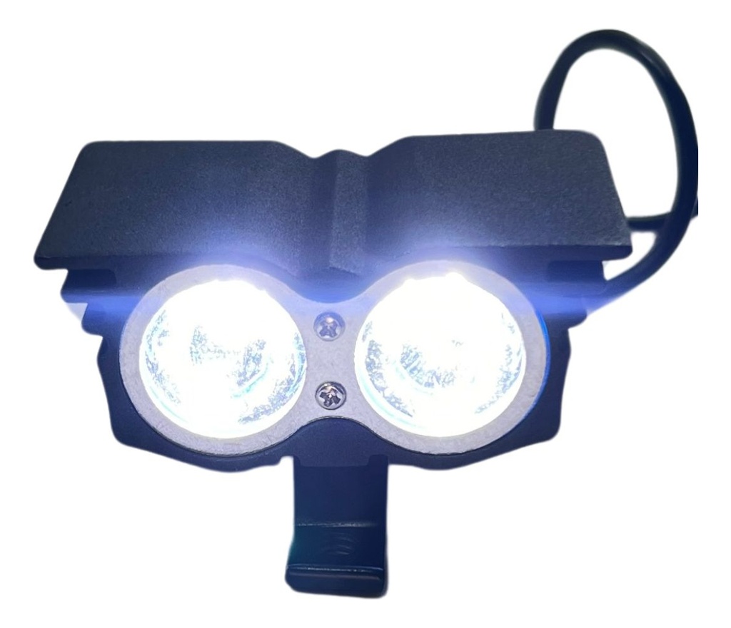 Faro Auxiliar Hyperled Moto Estrobo Ir-m02 12-80v 20w 2500lm