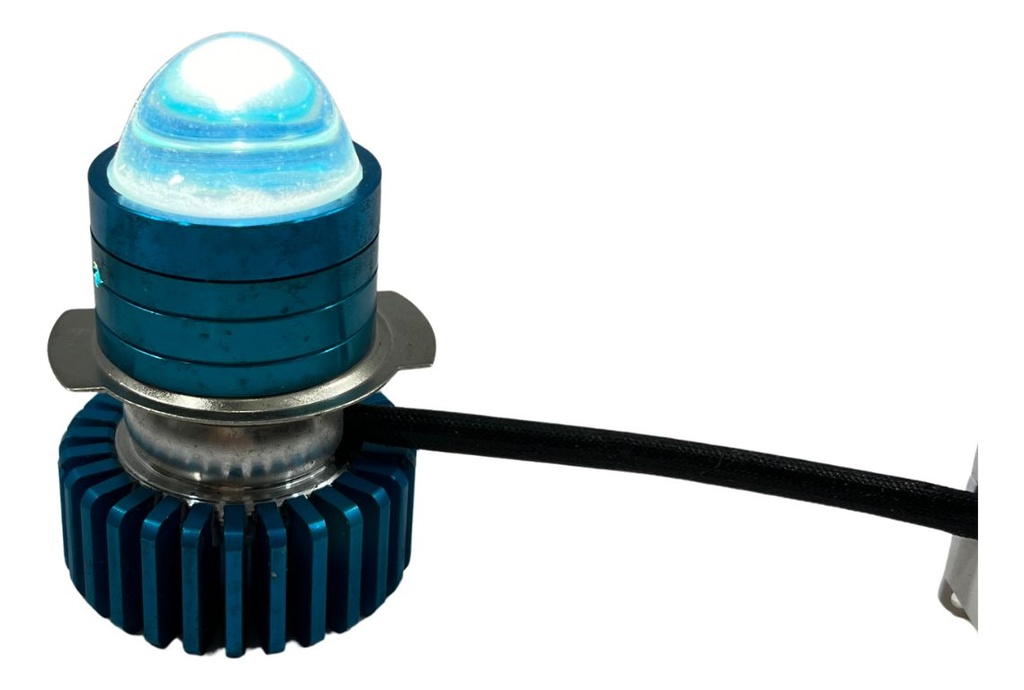 Faro Para Moto Led  10-95v 10w Compatible Con H4