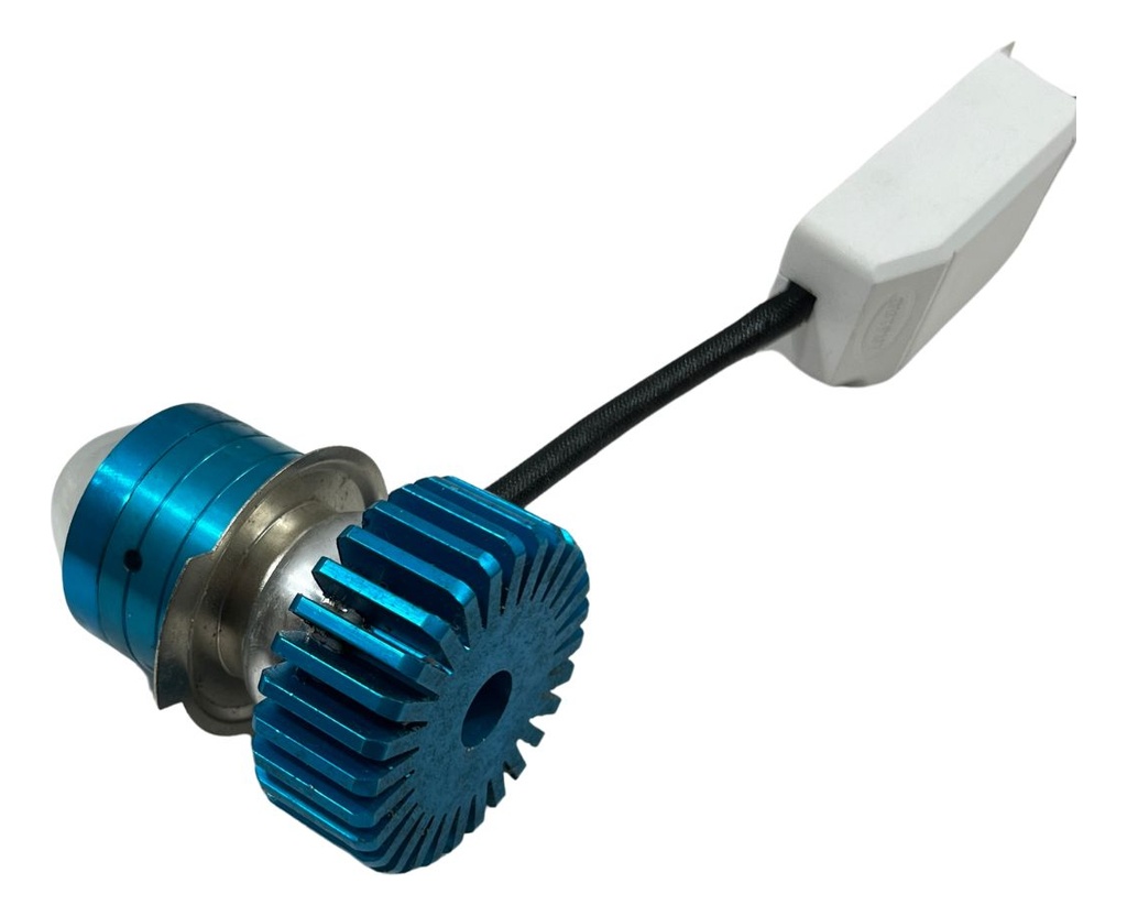 Faro Para Moto Led  10-95v 10w Compatible Con H4