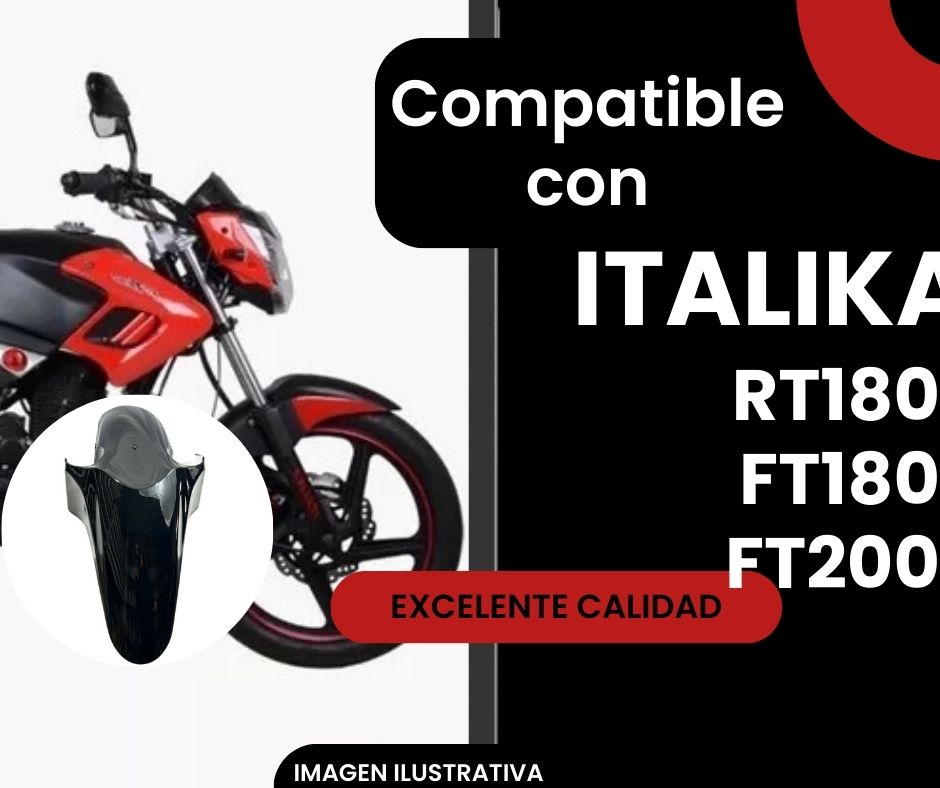 Salpicadera Delantera Italika Rt180/ft180/ft200