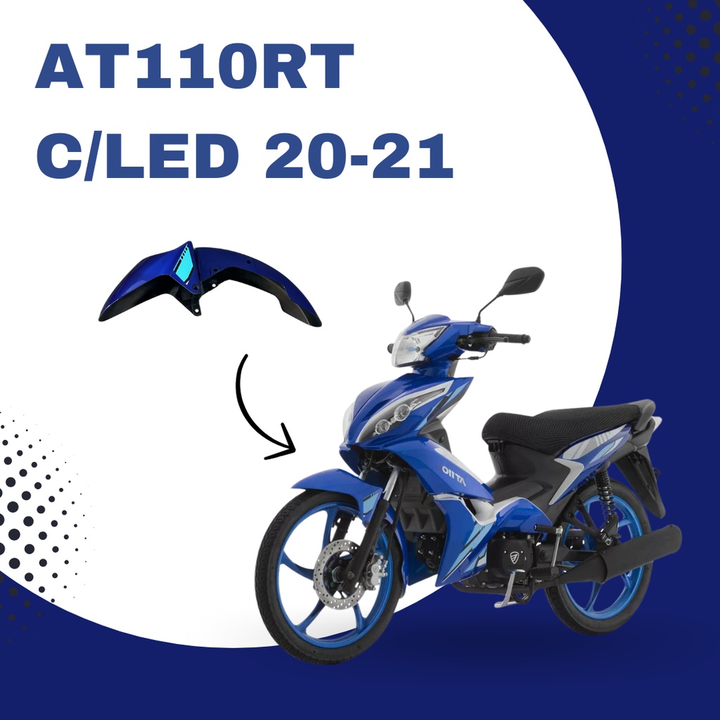 Salpicadera Delantera Azul At110rt (2020-2021)