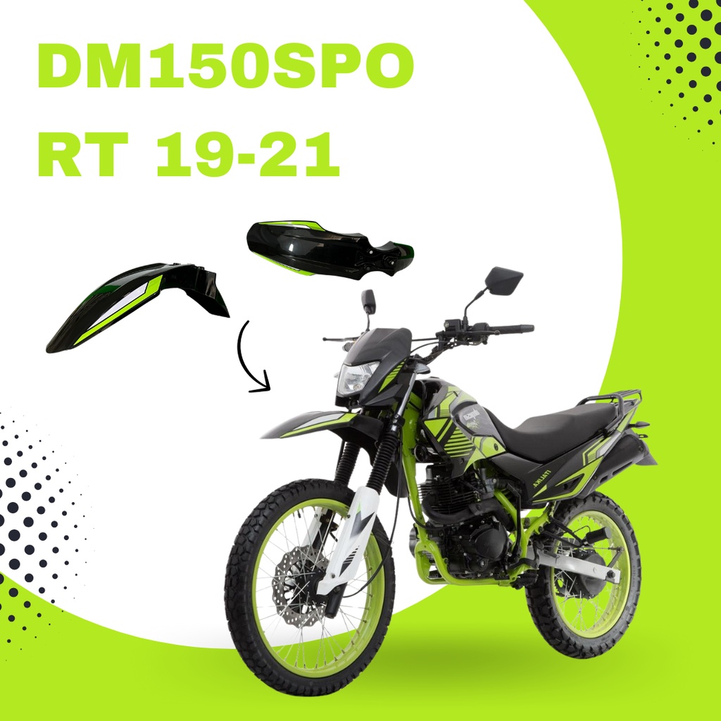 Salpicadera Del. Masuda Para Italika Dm150 Sport 19-21