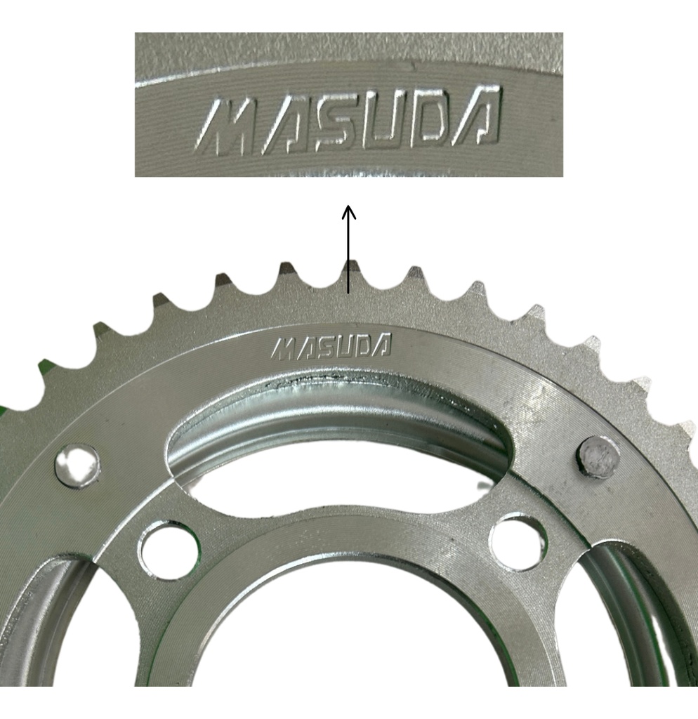 Engrane Traccion Trasero Acero #1045 44t Titan 125