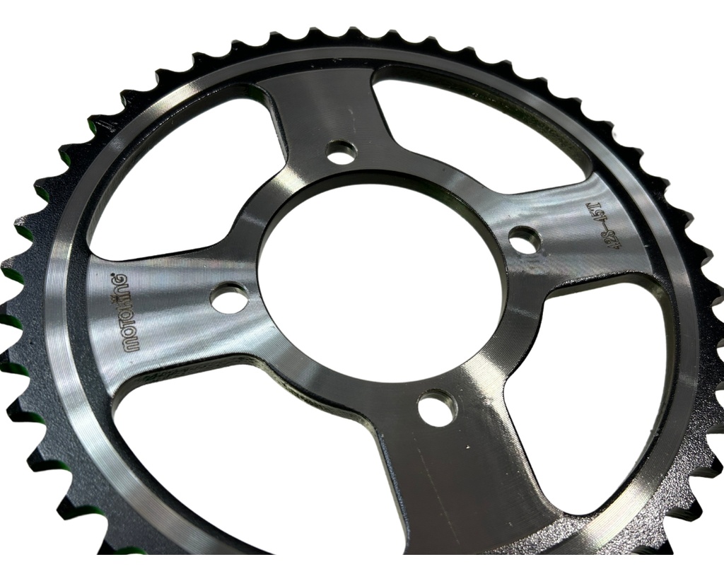 Engrane Traccion Tras Acero #1045 45t 170z