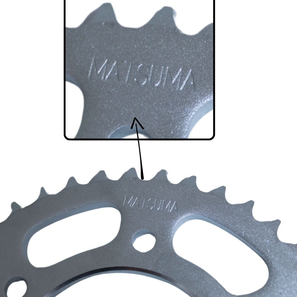 Engrane Tracción Trasero Acero 40t Fz16 #1045 Alta Calidad